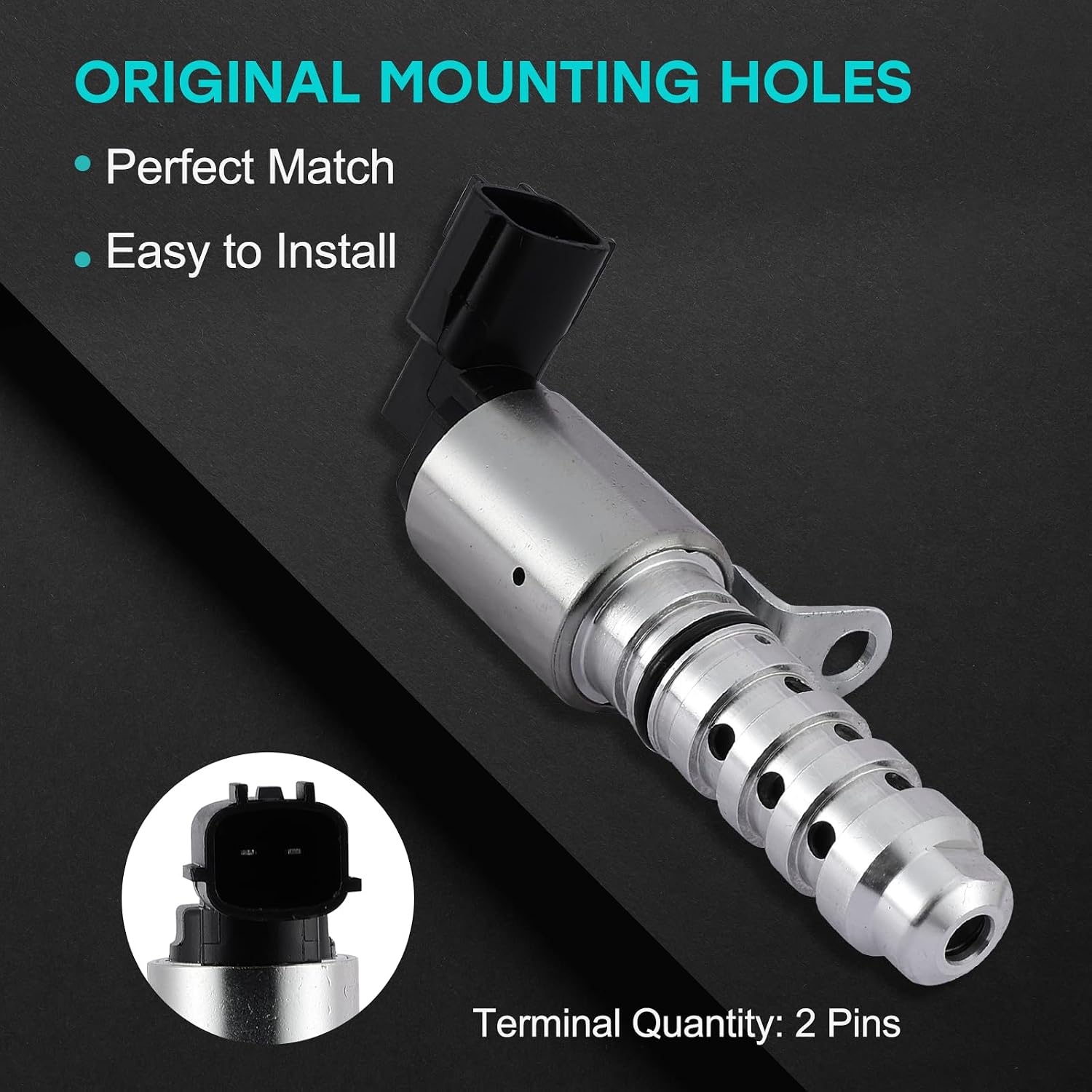 918-116 23796EN20A OCV Oil Control Variable Valve (1.6L 1.8L 2.0L) Timing VVT Solenoid For 2007-2021 Nissan Cube NV200 Sentra Versa Note Tiida, For 2015-2018 Chevrolet/Chevy City Express VVT140
