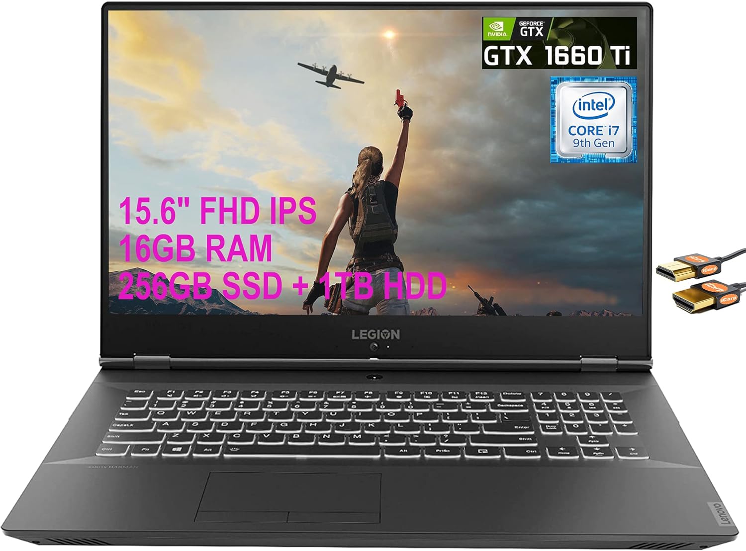 9th Gen Lenovo Legion Y540 I7 16gb Ram Legion Y540 Core I7 9th GENERATION  16GB RAM 1TB HDD+256GB SSD 6GB