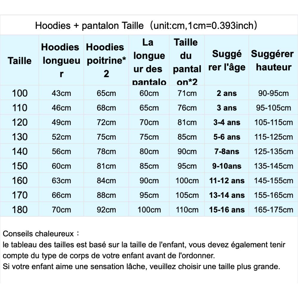 Jogging Enfant De Football France 2 étoiles Sweats à Capuche Survêtements garçon Ensembles de Sport
