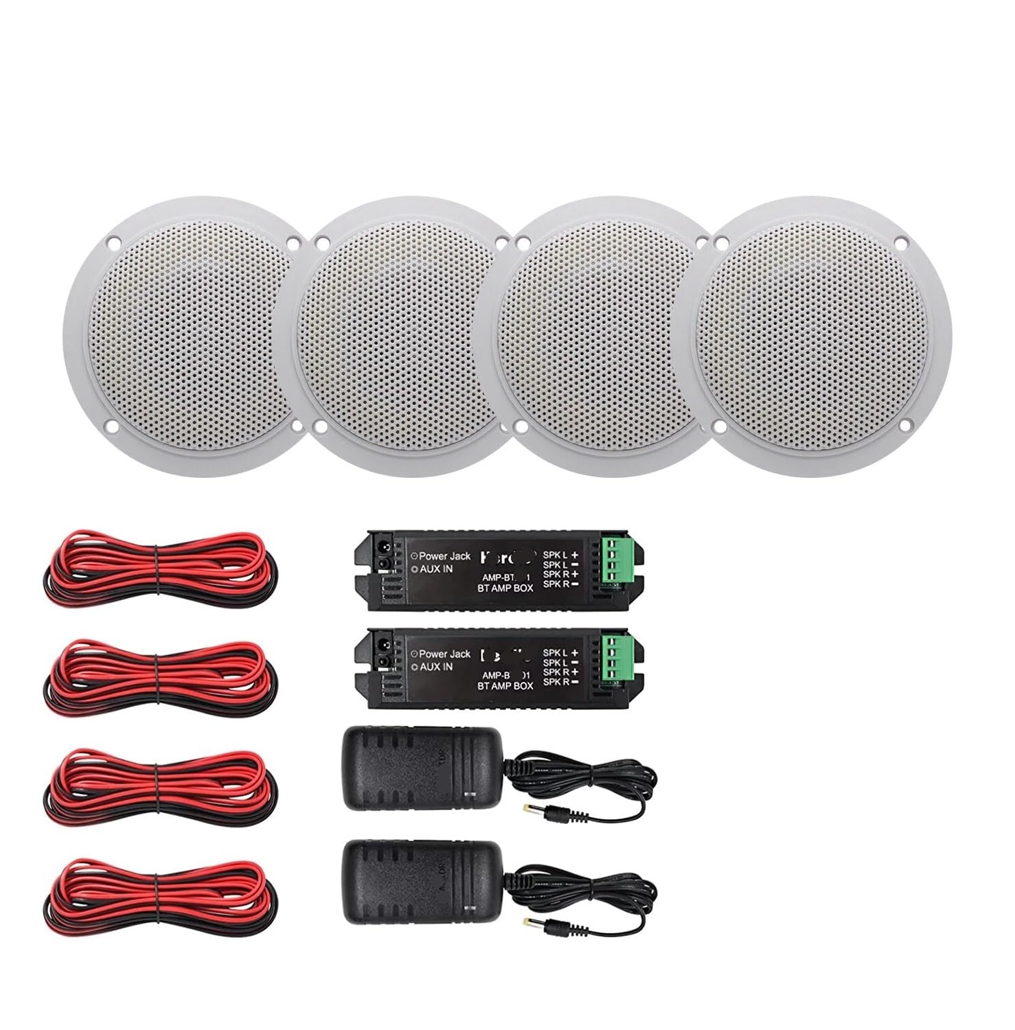 Altoparlante Musicale Per ATV UTV SPA Motoscafo Altoparlante | Altoparlanti Marini Da 4 Pollici 160W Per ATV UTV SPA Motoscafo Altoparlante Musicale Per Interni All'aperto