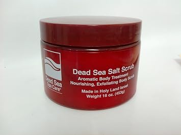 Fathers Gifts Dead Sea Spa Care, 16 oz Dry Dead Sea Salt Scrub, Dead Sea Products