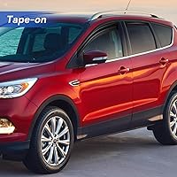 Vista 110 de Viseras de ventana in-Channel, protectores contra la lluvia para 2011-2023 Dodge Charger, visores de ventilación de ventana con deflectores