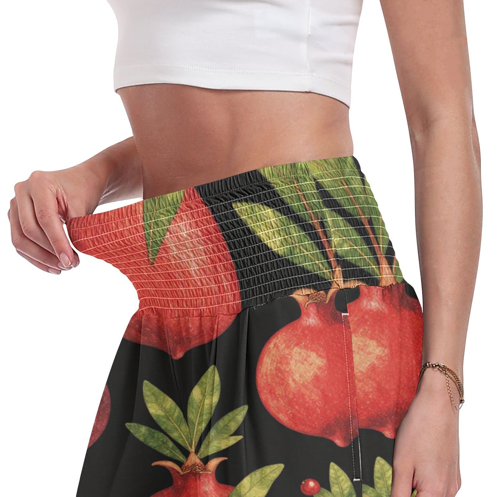 Crimson Poms - Pantalones de descanso para mujer, ligeros, con tacto modal