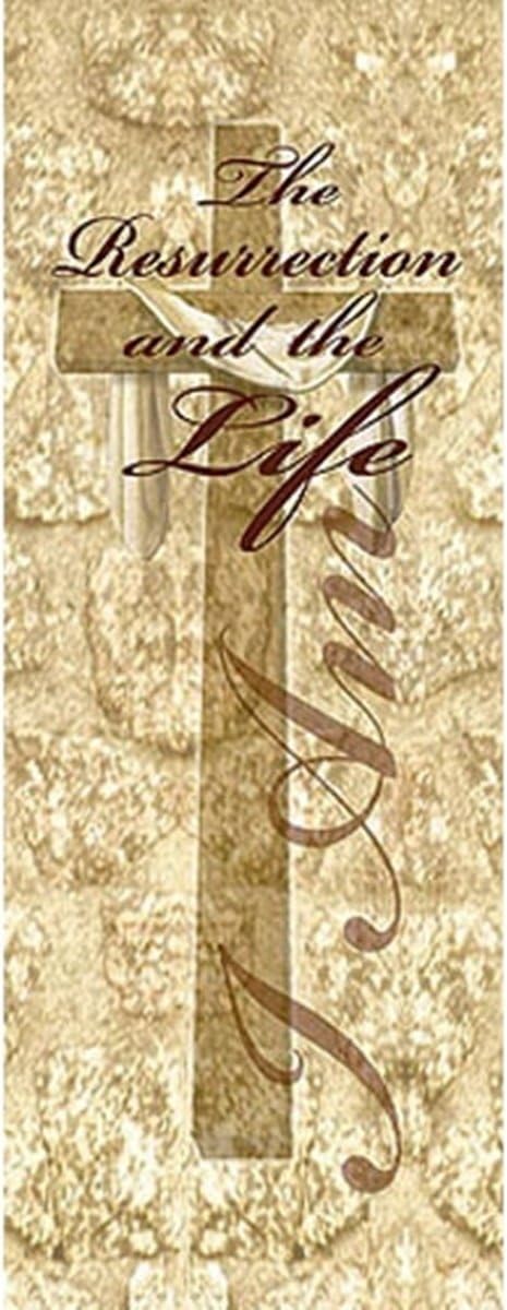 I Am Series X-Stand Church Banner - I Am The Resurrection