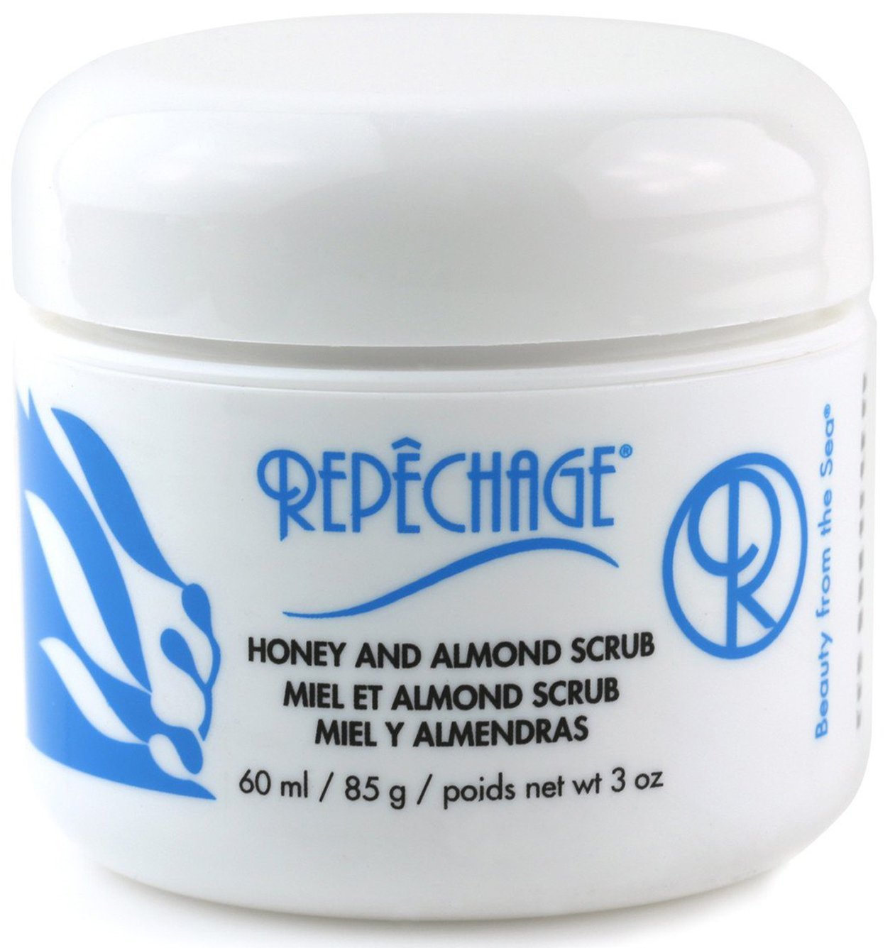 Repechage Honey and Almond Scrub For All Skin Types - Exfoliating Face Mask and Scrub Deeply Cleanses, Gentle Face Exfoliator Helps Remove Blackheads, 125ml / 0.5 oz.