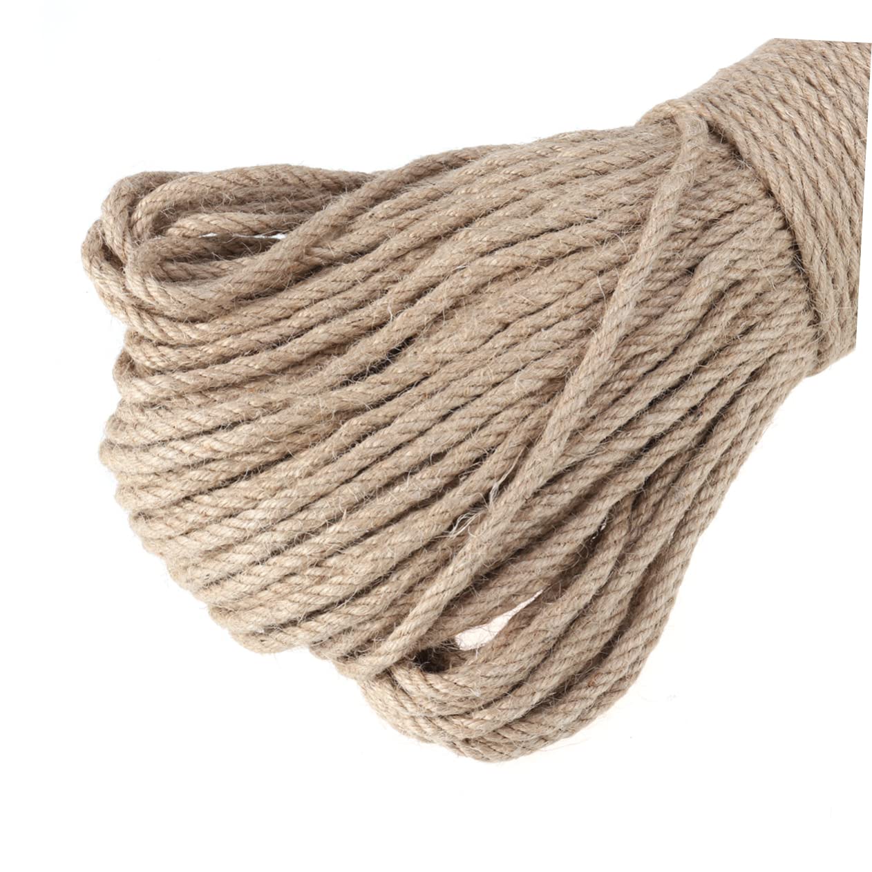 EXCEART Cordón de Yute Natural de Metros Hilo de Yute para Manualidades Decoración de Fiestas Cuerda de Jardinería