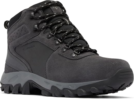 Columbia Men Omni Tech Newton Ridge Plus II Suede Waterproof Hiking &amp; Trekking Shoes