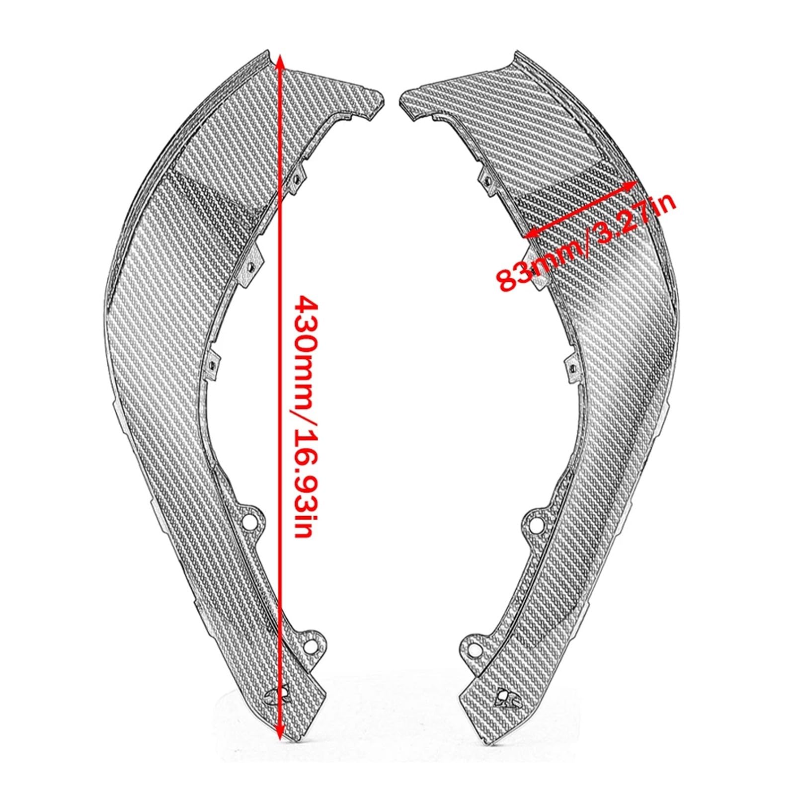 Do Aprilia RSV4 2021-2024 Spoiler dachowy