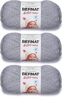 Bernat Softee Baby Yarn Solids (3-Pack) Flannel 166030-30044