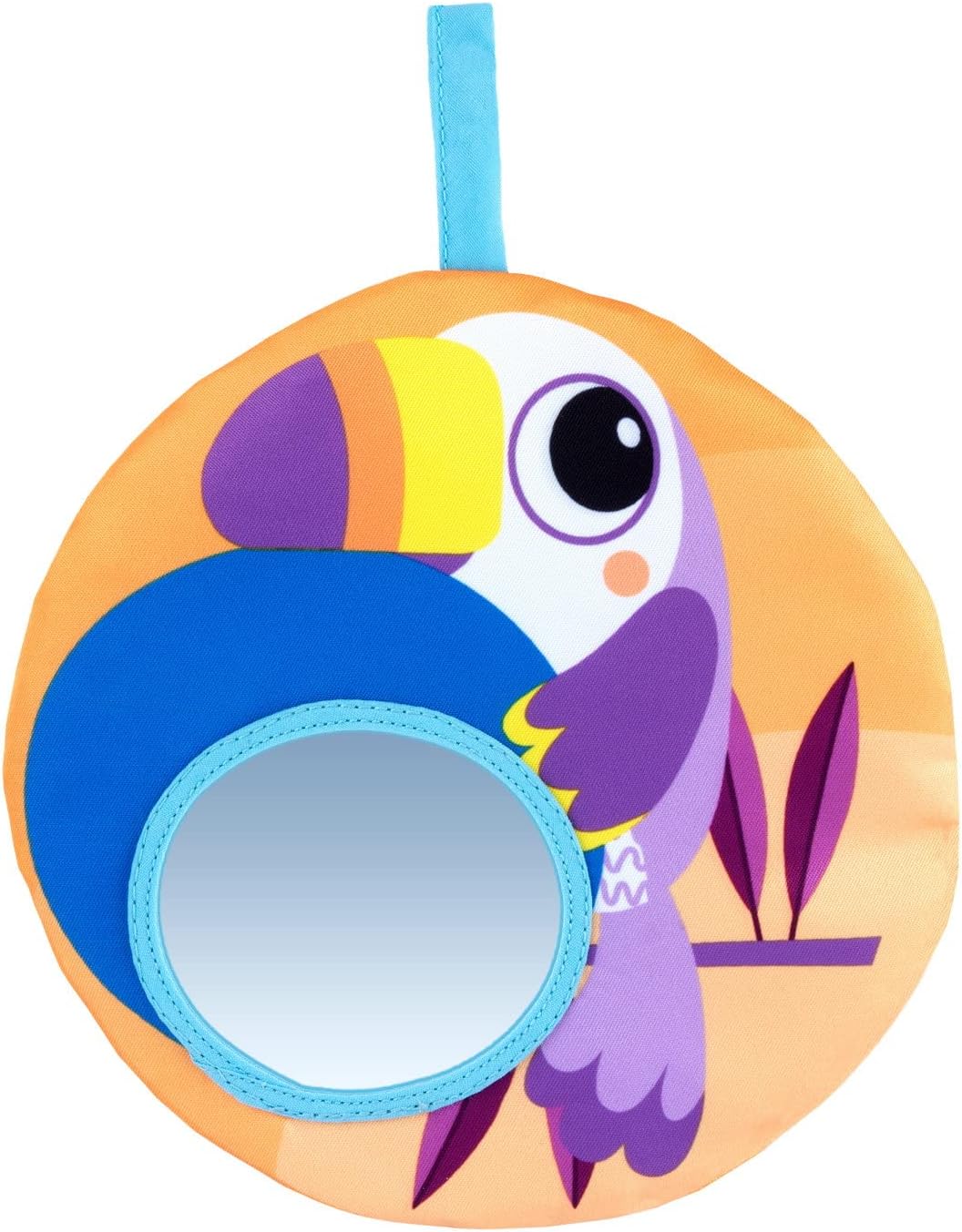 Chicco Cushion Animal Tummy Time, Strengthens Muscles, Manual Classes, Mirror, Booklet, Rattle, Machine Washable, Ergonomic Boppy Shape, Children's Toy 2-9m