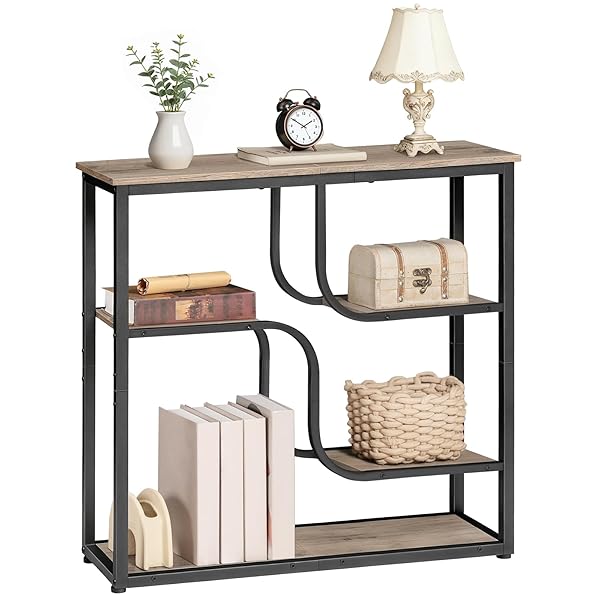 Industrial Five-Tier Narrow Console