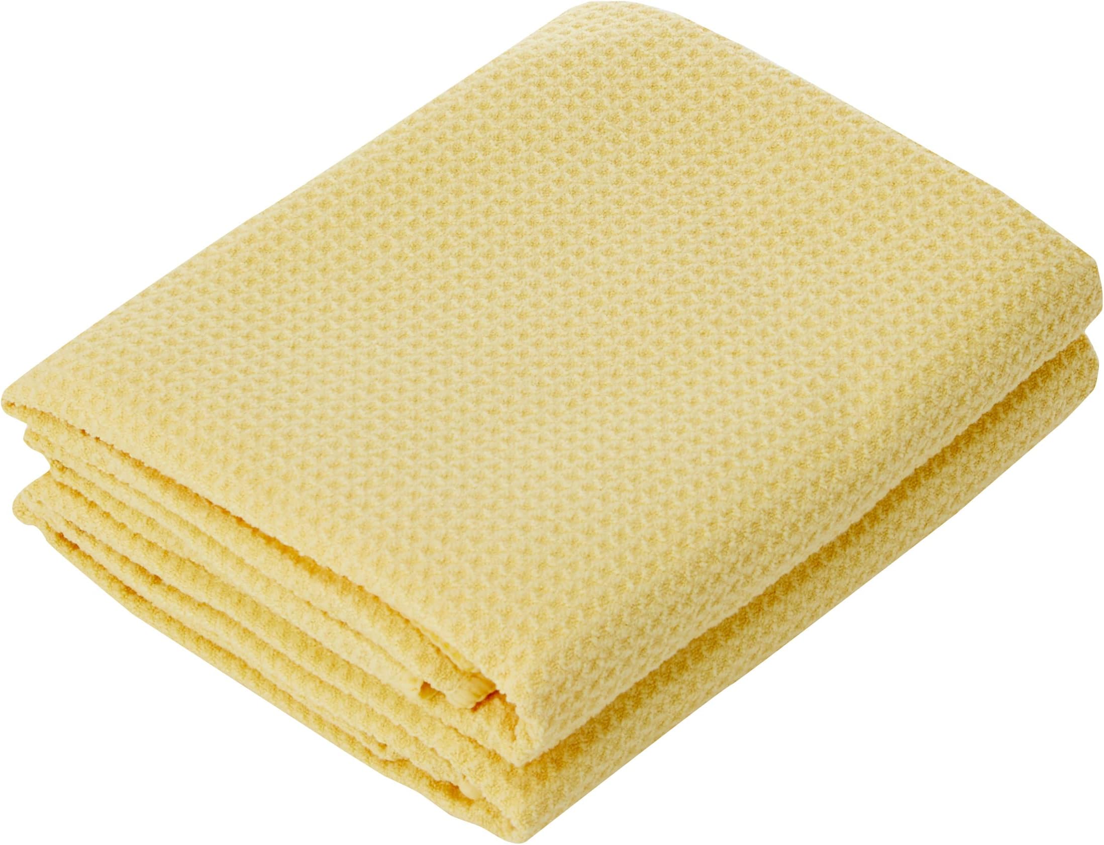 amazon basics Towel (Pack of 2, Yellow)