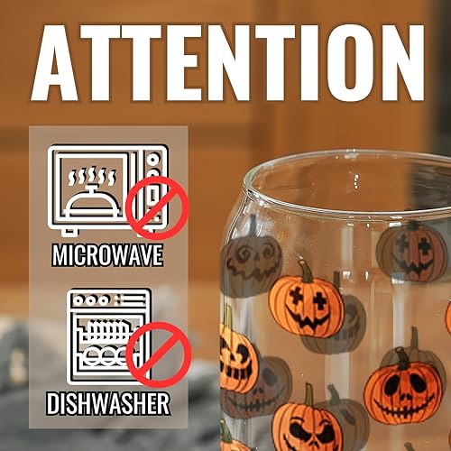 Miniatura 5 de Onebttl Decoración de Halloween, regalos para mujeres, adolescentes, adultos, niños, que cambia de color helado, lata de soda de 16 onzas con tapa