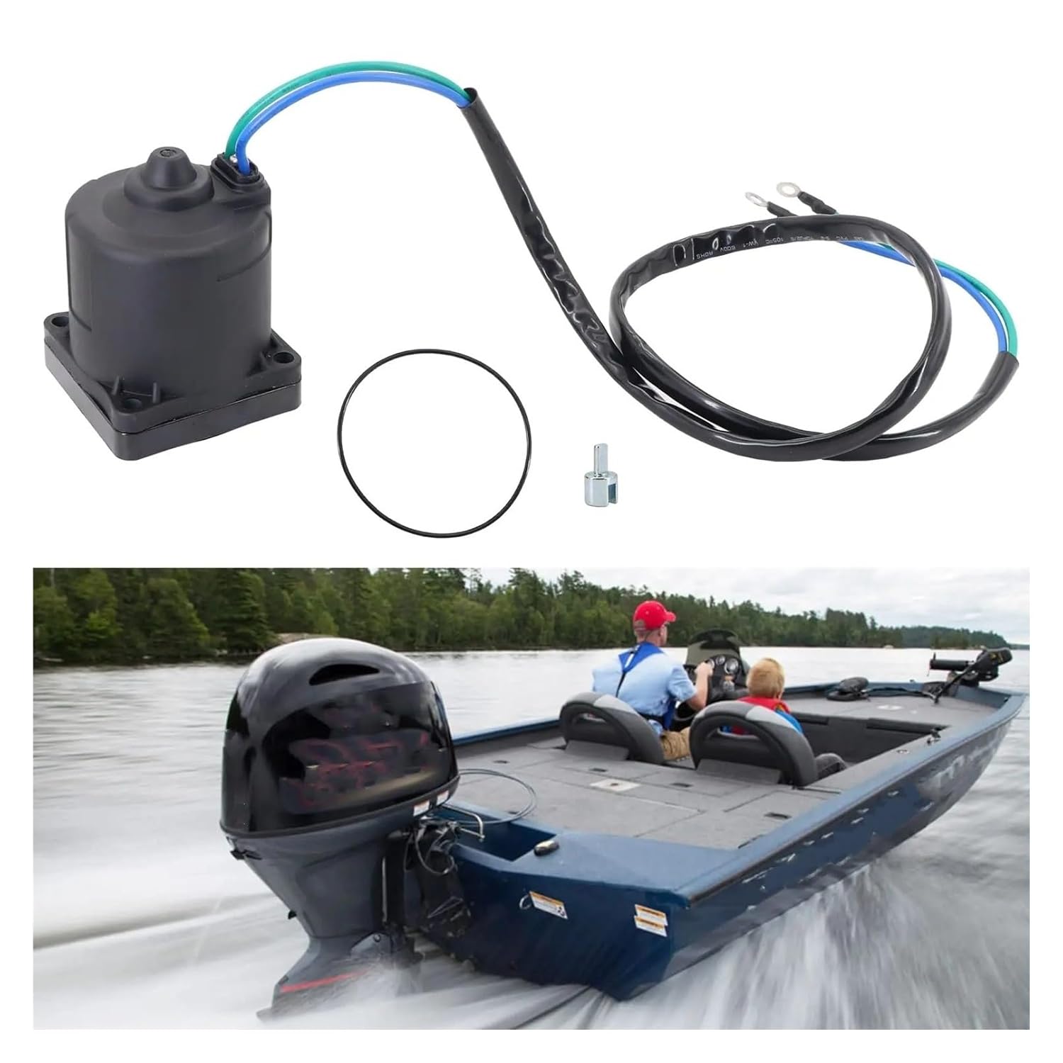 セルモーター・スターター チルトトリムモーターと互換性のある船外機