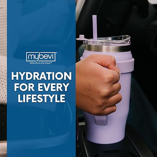 Miniatura 8 de Outlander - Taza de viaje de acero inoxidable de alta calidad, para fríocalor, aislamiento de 3 capas, mango resistente, duradera y elegante para