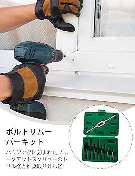 Amazon.co.jp: happykau 潰れた ネジ 外し エキストラクター 11