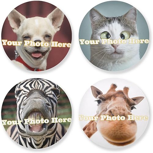 Miniatura 7 de visesunny Posavasos con estampado de cactus y flores moradas, posavasos de piedra que absorben la humedad con base de corcho para protección de mesa