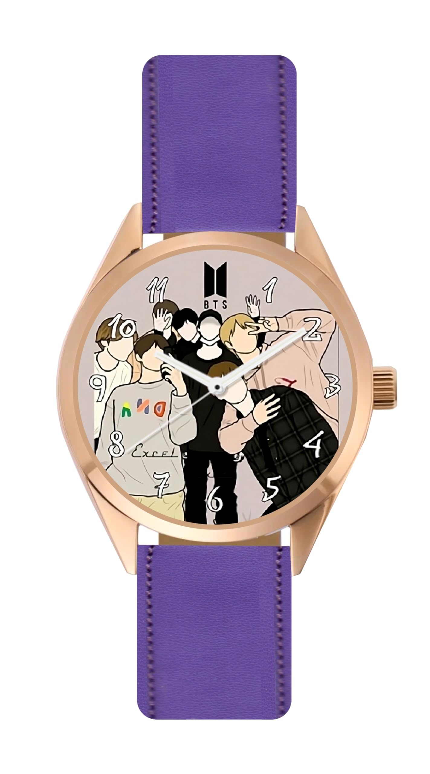 BTS Purple Rosegold Watch | Girls | Premium Rosegold Watch (B0BN4H4VTB) Amazon Price History, Amazon Price Tracker
