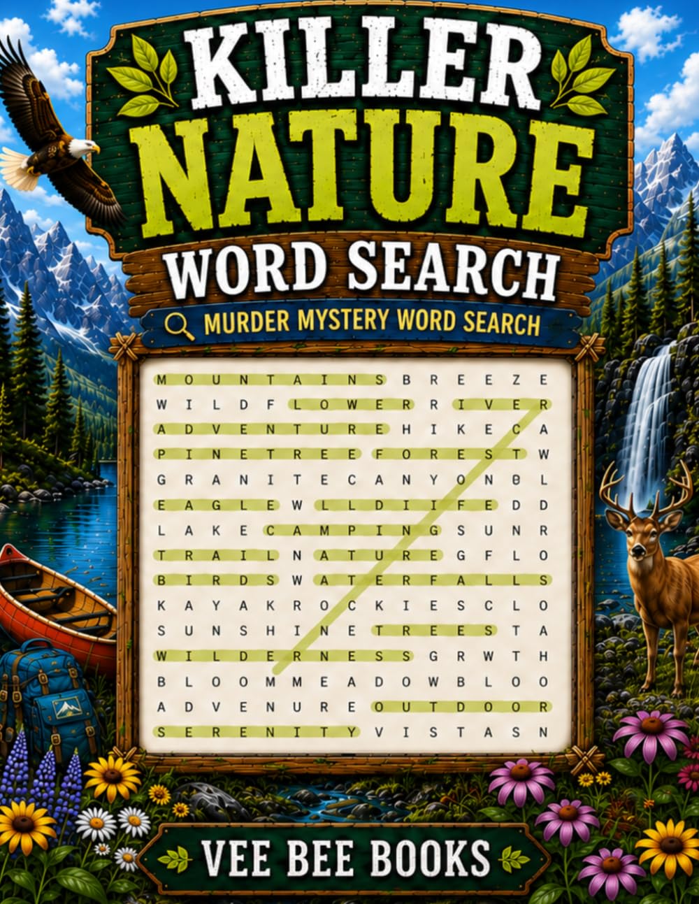 Killer Nature Word Search for Adults: A Murder Mystery Word Search