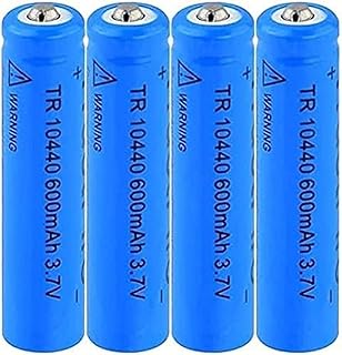 Rechargeable BatteryRechargeable Batteries 3 7V 10440 600Mah Lithium Li Ion Batteries Rechargeable Batteries 3 7V 4 PcsRechargeable Lithium Ion Battery