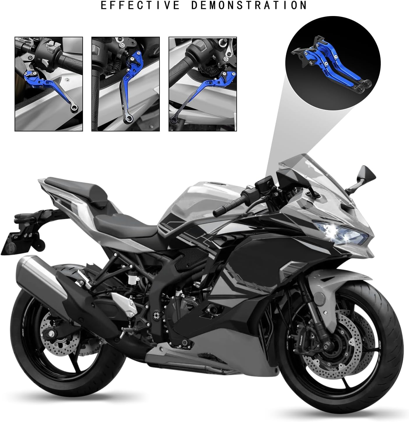 MFGZD Motorcycle Folding Extendable Adjustable Clutch Brake Levers Fit for Yamaha MT09 2015-2019 | FJ09/Tracer 2015-2024 | MT07 FZ07 2014-2024 | TENERE 700 2019-2024 | XSR900/700 ABS 2016-2018