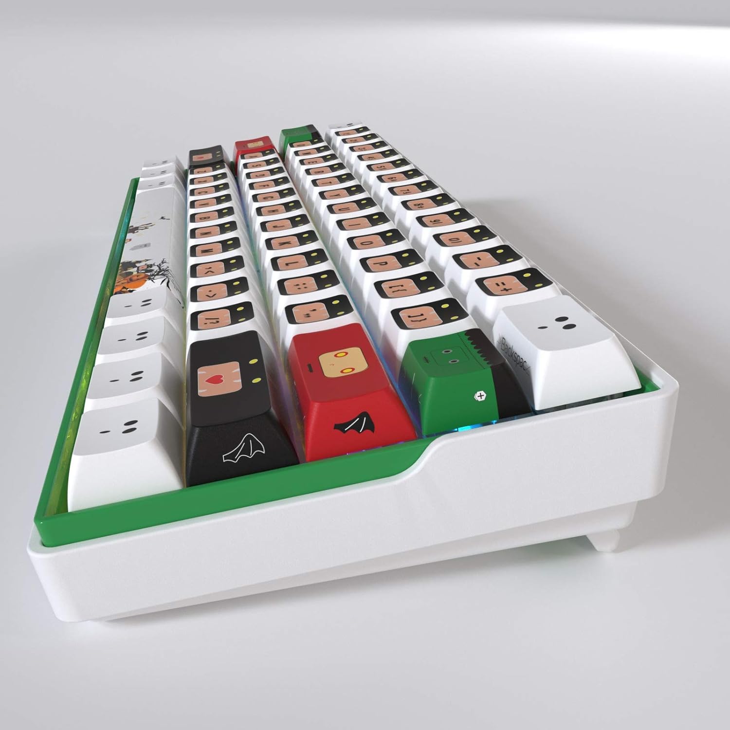 Uр Tо 40% оƒƒ KEMOVE 60% Mechanical Gaming Keyboard, Bluetooth 5.1 Hot Swappable Keyboard RGB Backlit PBT Keycaps Full Keys Programmable (Gateron Blue Switch)