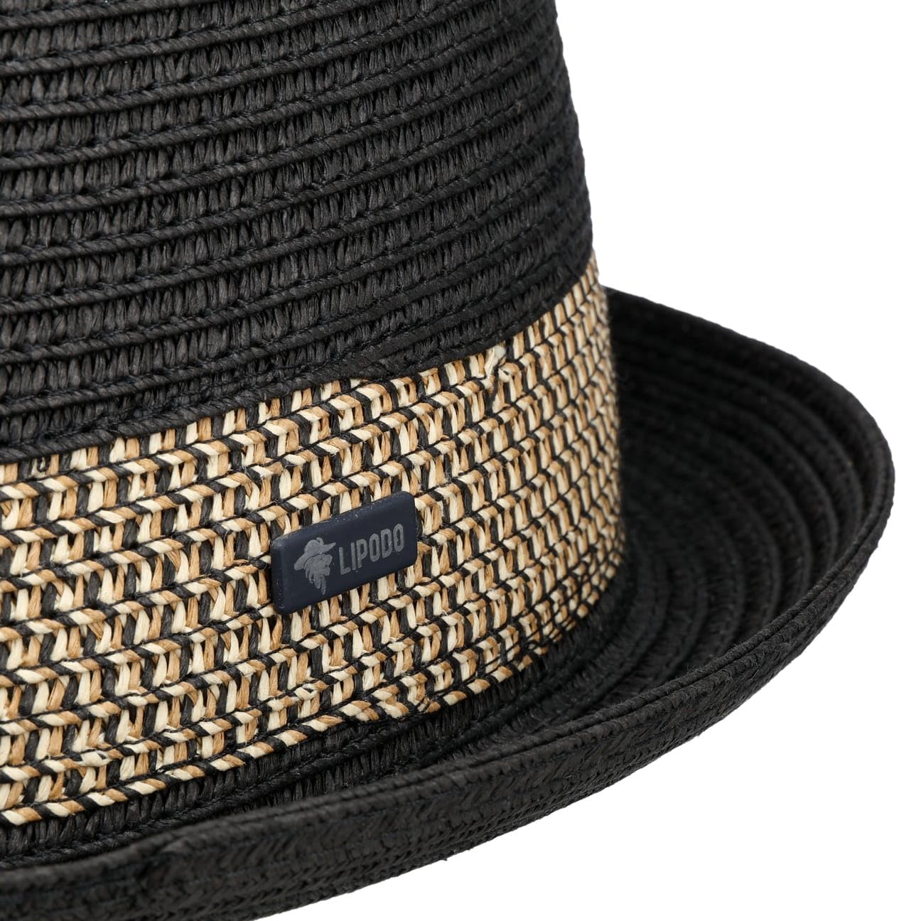 CAPPELLISHOP Valeno Cappello Pork Pie Paglia Toyo Prodotto in Italia Uomo Primavera Estate