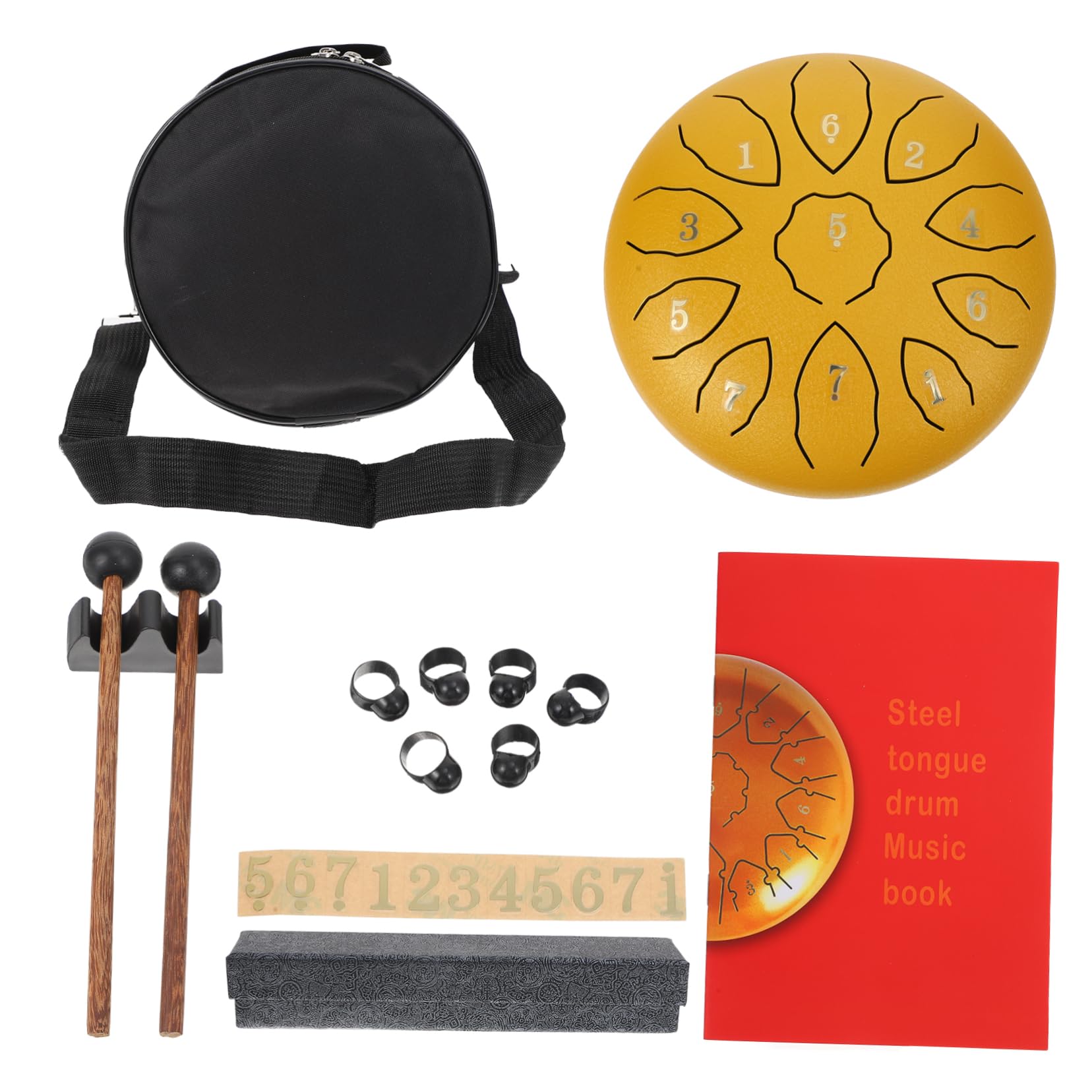 ibasenice De Lengüeta De Acero De Lengüetas Creativo Tonos Instrumento De Percusión Para Yoga Terapias Musicales