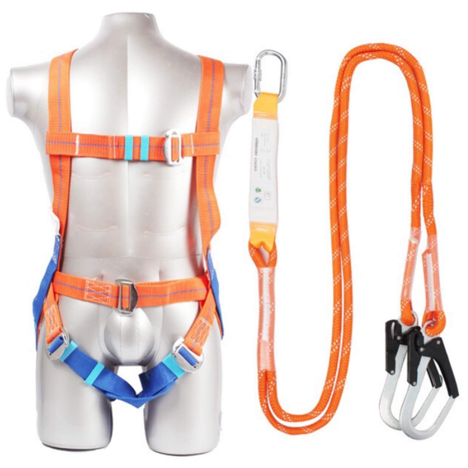 SwaYve Kits de Harnais de Sécurité, Ceinture de Sécurité Pour Le Travail Aérien Complet, Harnais de Protection Antichute