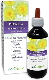 Piloselle (Hieracium pilosella) herbe Teinture Mère sans alcool Naturalma - Extrait liquide gouttes 200 ml - Complément alimentaire - Végétalien ou végan