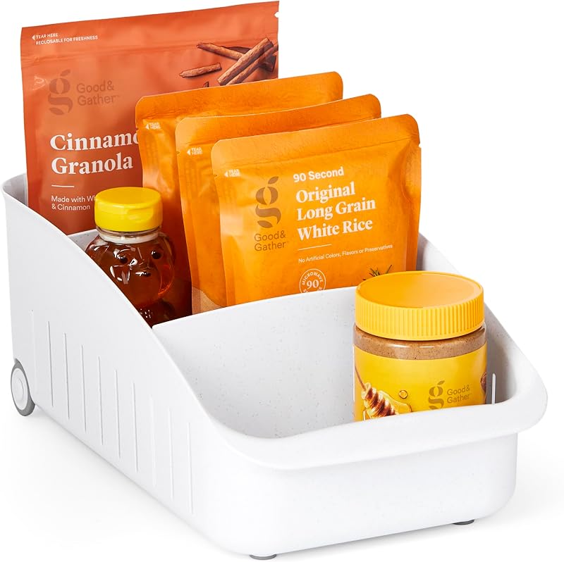 RollOut Pantry Drawer 8", Kitchen Storage Caddy, Pantry Organizer