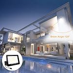 LED Flood Light, 50W 5000lm Waterproof Outdoor Floodlights with Plug, 5000K Daylight White Exterior Flood Light, 300W HPS Equivalent LED Work Light for Garden, Yard, Garage, Porch, 2 Pack
