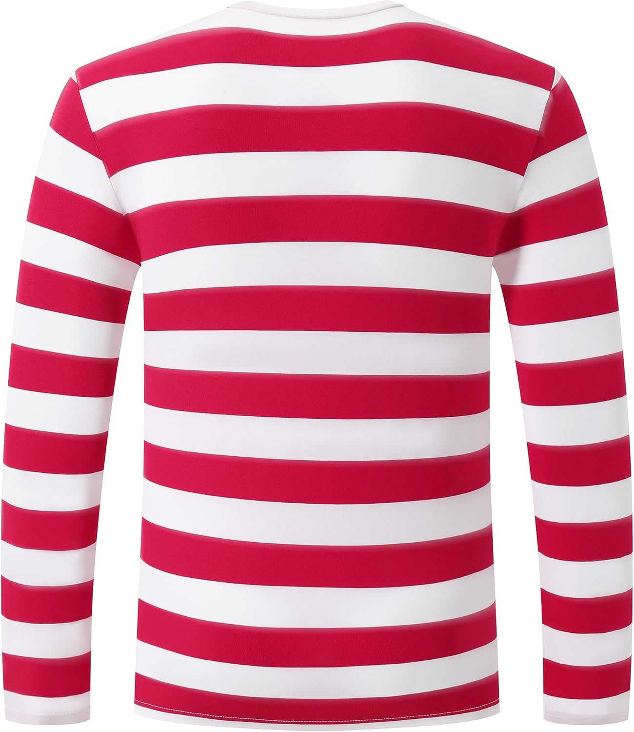 Formeet17 Men's Long Sleeve Striped T-Shirt Causal Crewneck Shirt - Image 4