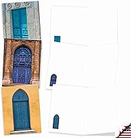 Vista 23 de The Best Card Company 20 Assorted Blank Notes Bulk Box Set 4 x 5.12 Inch with Envelopes (10 Designs, 2 Each) Bold Bouquets AM10345OCB-B2x10