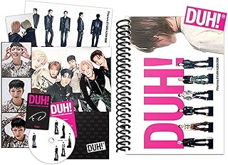 P1Harmony - 8번째 미니 앨범 DUH! D Ver. 포토북 R + 접힌 포스터 + 액자 사진 + 스티커 + 유닛 포토 카드 + 추가 포토카드 3장