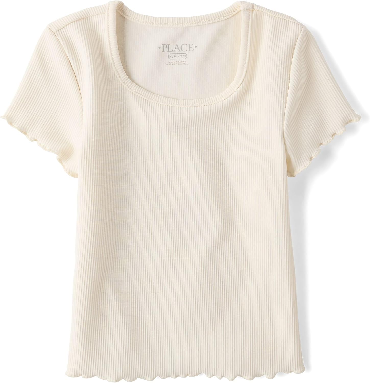 The Children's Place Girls' Active Short Sleeve Quick Dry Textured Tees