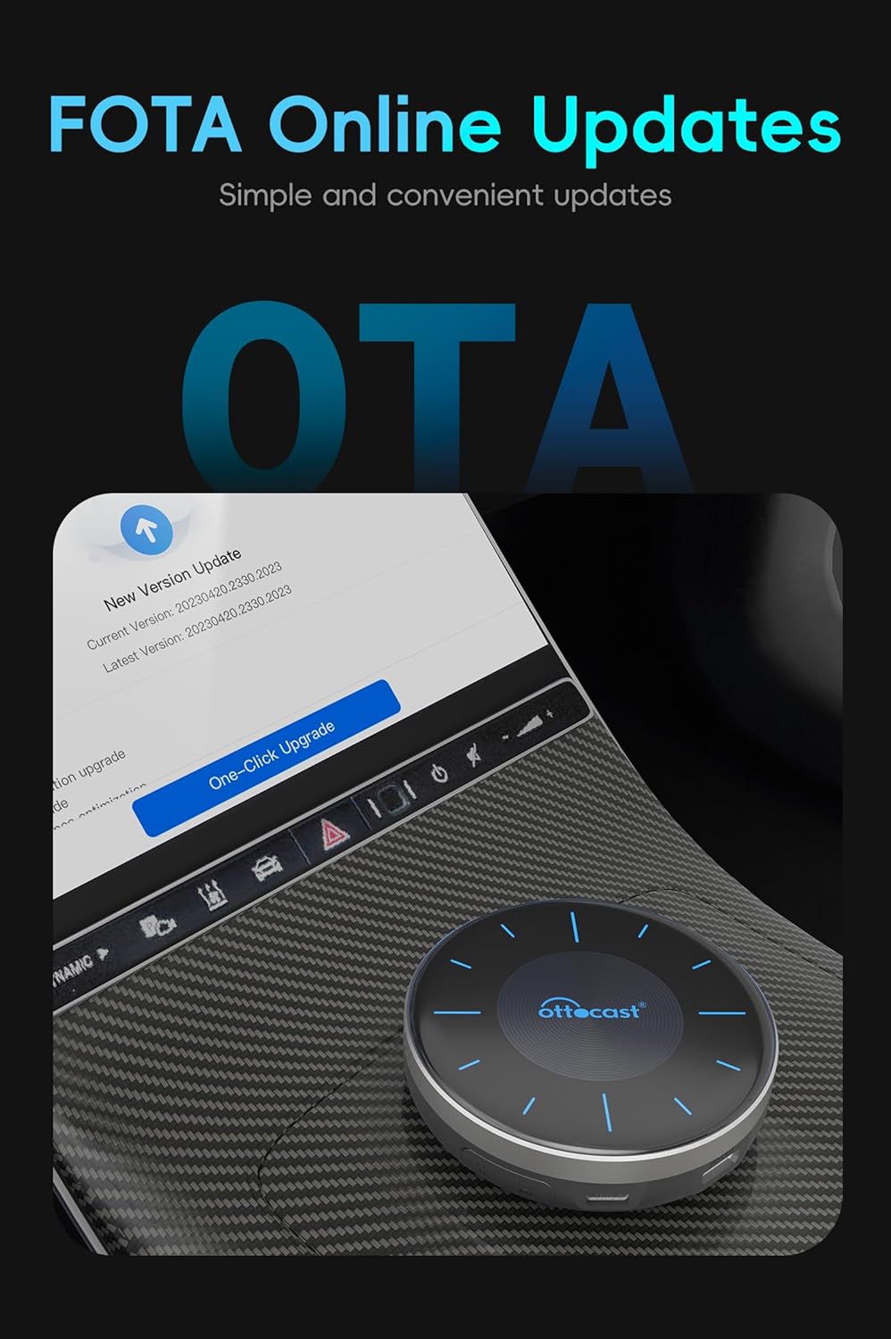 OTTOCAST P3 FOTA Online Updates