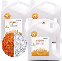 Vista 11 de Gel de sílice indicativo de 7.5 libras (naranja a blanco), deshumidificadores reutilizables, absorbentes de humedad desecantes
