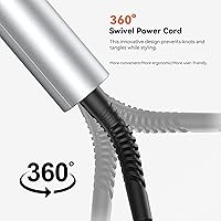 Vista 9 de Upgraded Ionic Hair Straightener Brush for Women, Compact Wave-Design Bristles Hot Comb, Fast & Smooth Styling, Lightweight Double Voltage 120-240V