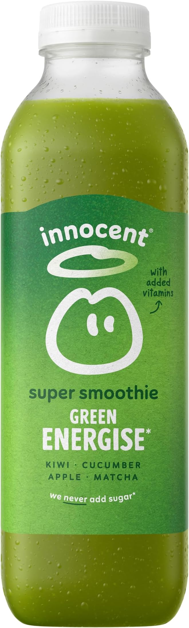 Innocent Super Smoothie Green Energise, Kiwi & Cucumber with Vitamins 750ml