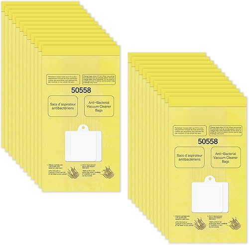 Paquete de 24 bolsas de vacío 50558 para Kenmore Canister Type CQ 5055 50555 50557 Bolsas de repuesto para aspiradora Kenmore serie 200 400 600 800