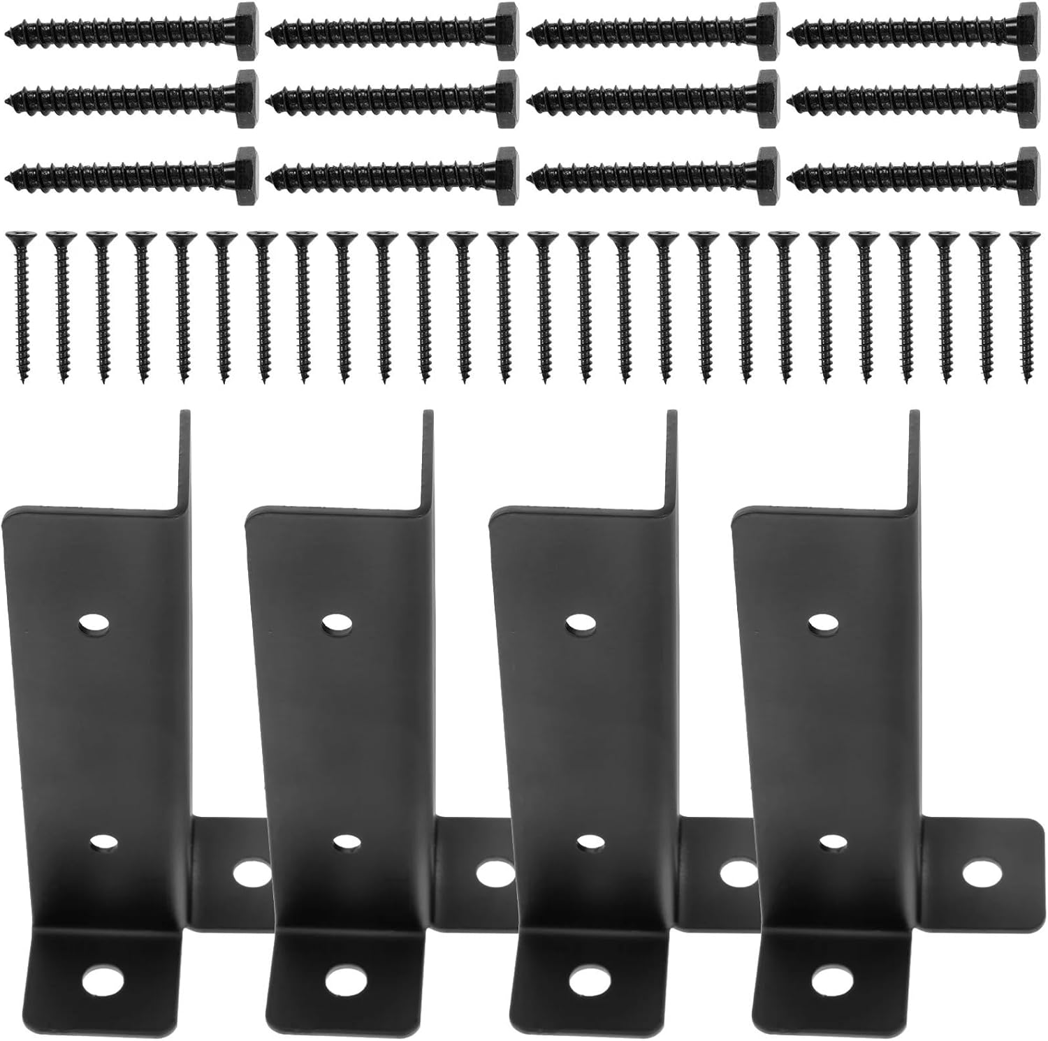 1 Set Mailbox Protector Post Protector Firm Iron PostBracket for Deck Fence Railing WoodMailboxPostCover Postal Box Base
