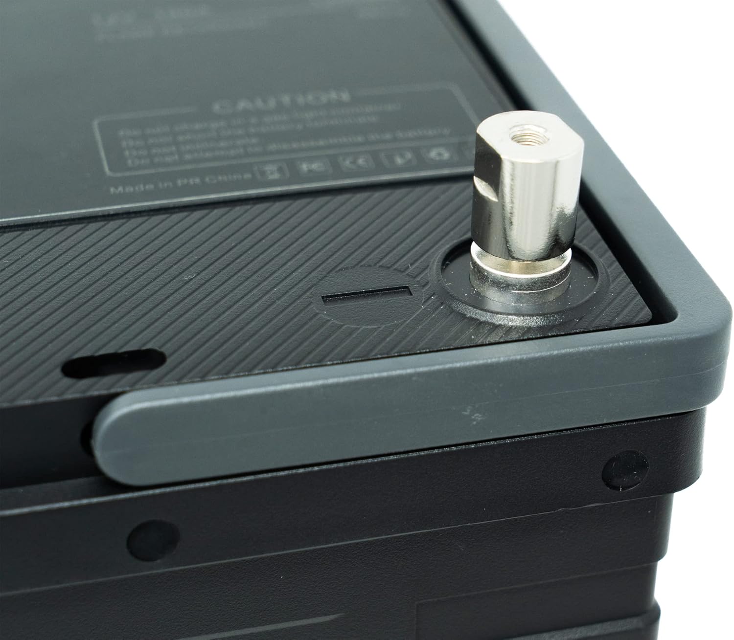 Close-up of battery terminal
