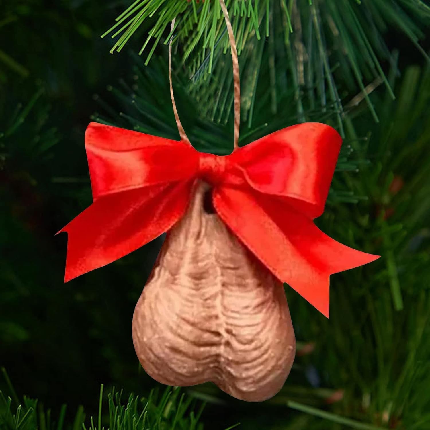 Funny 3D Christmas BallBalls Christmas Decoration Pendant, Christmas Tree Decor Hanging Ornament, Handmade Hanging Craft Santa Christmas Tree Ornaments for Home Holiday Decor (3D Egg A)