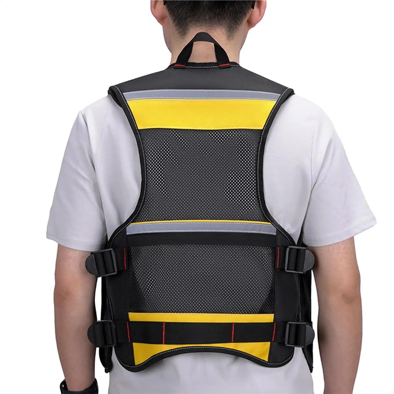 Chaleco de Herramientas Vest For Work Multi-Pocket Safety Organizer Tool Belt Carpenter Electrician Construction