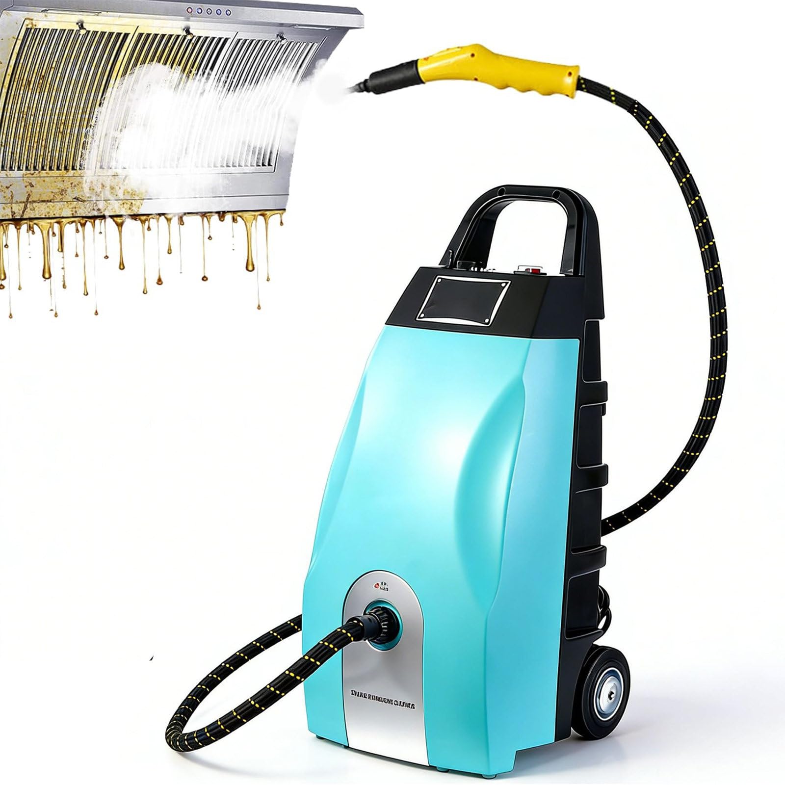 AETEREOS Commercial Steam Cleaner 3000W Heavy Duty - 3.5L Tank Blue