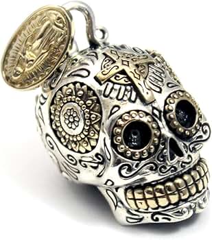 Amazon.co.jp: メキシカンスカル スカル 骸骨 ドクロ ペンダント
