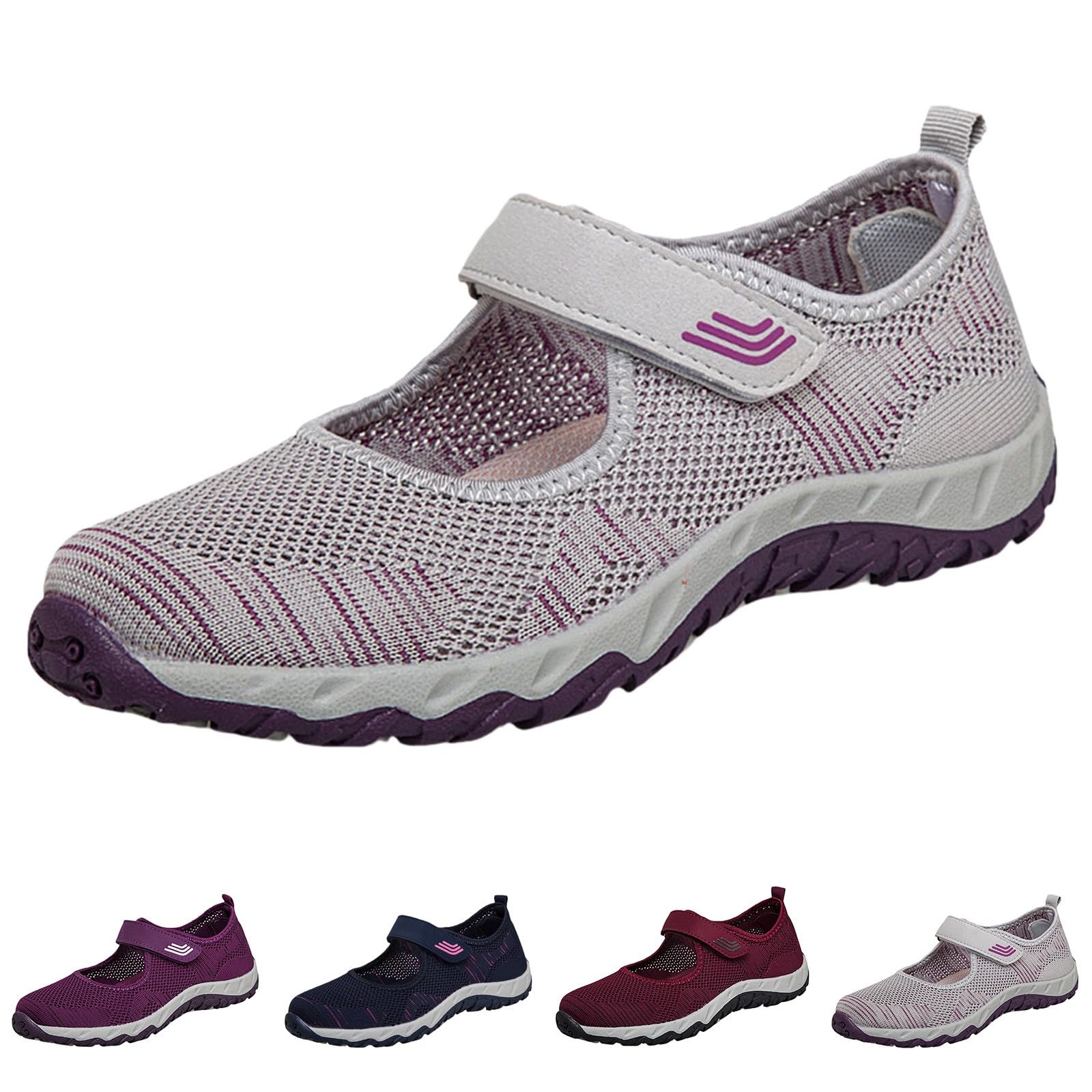 Scarpe Comode Donna , Sneakers Estive Eleganti Scarpe Ortopediche Scarpe Da Ginnastica Scarpe Da Passeggio Antiscivolo Leggero Sportive Senza Lacci Donna In Mesh Running Camminare Scarpe Da Corsa