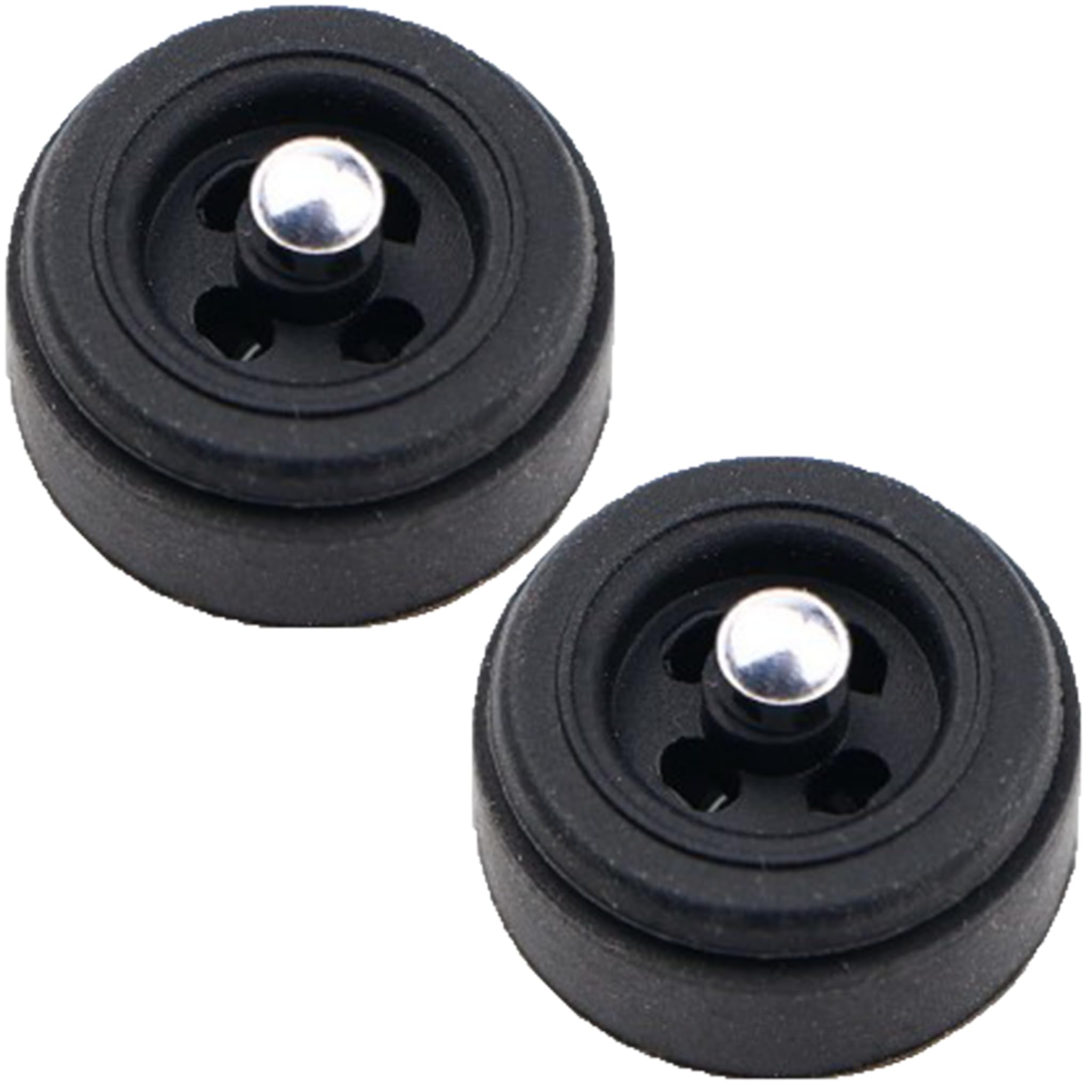 ALGOMAS® Pack of 2 Fissler Unimatik Pot Valves, Black/White, 6 Litres