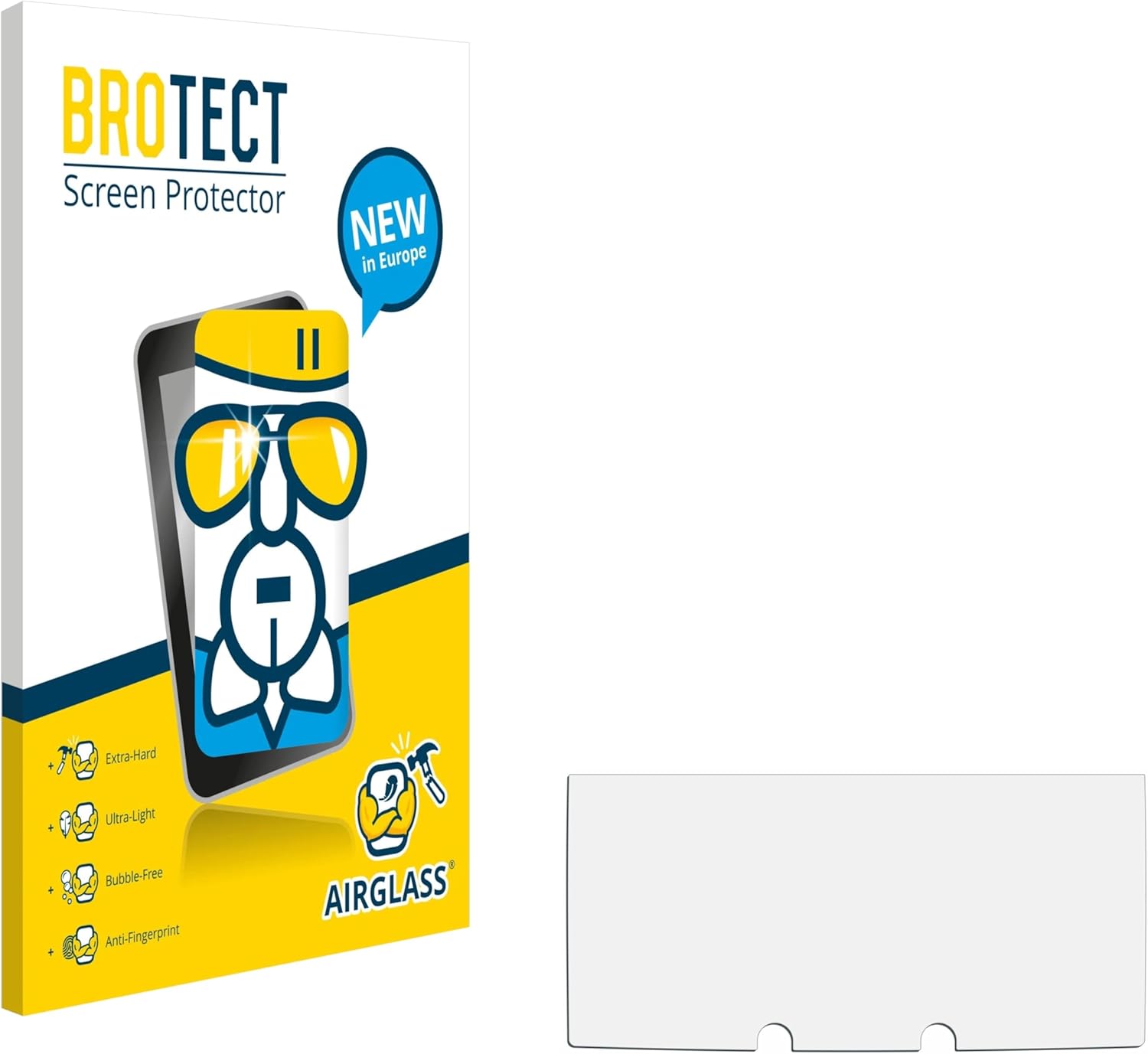 Glass Screen Protector Film Compatible with Nintendo 3DS (housing) - Glass-Foil 9H Protection [Scratch Resistant, High Clarity]